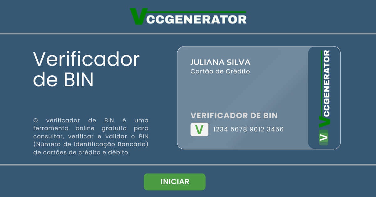 Verificador de BIN VCCGenerator